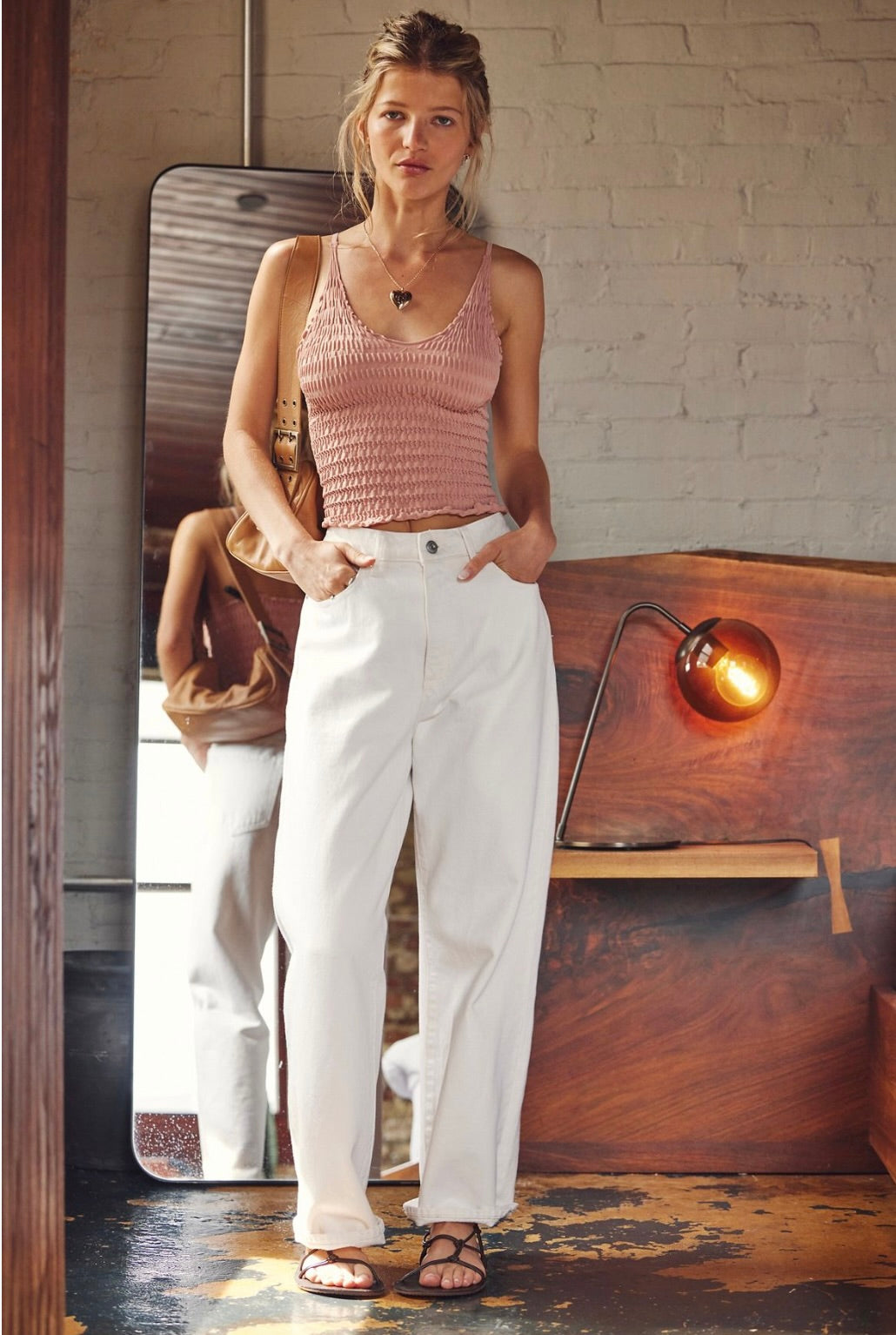 pucker up seamless tank