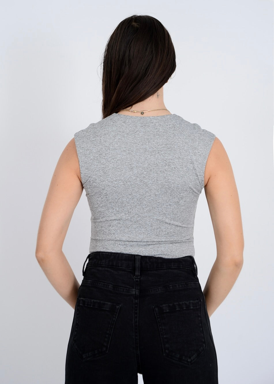 roxi sleeveless crewneck bodysuit