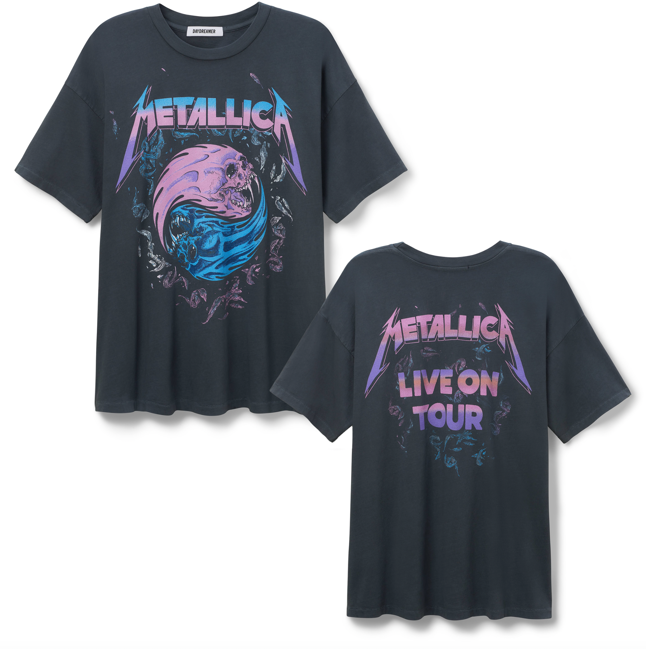 metallica live on tour merch tee