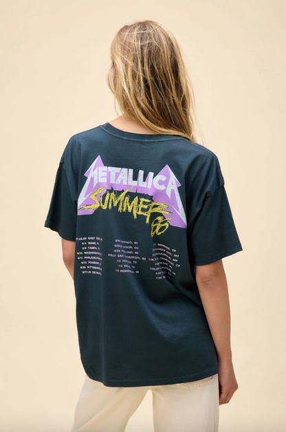 metallica damaged justice merch tee