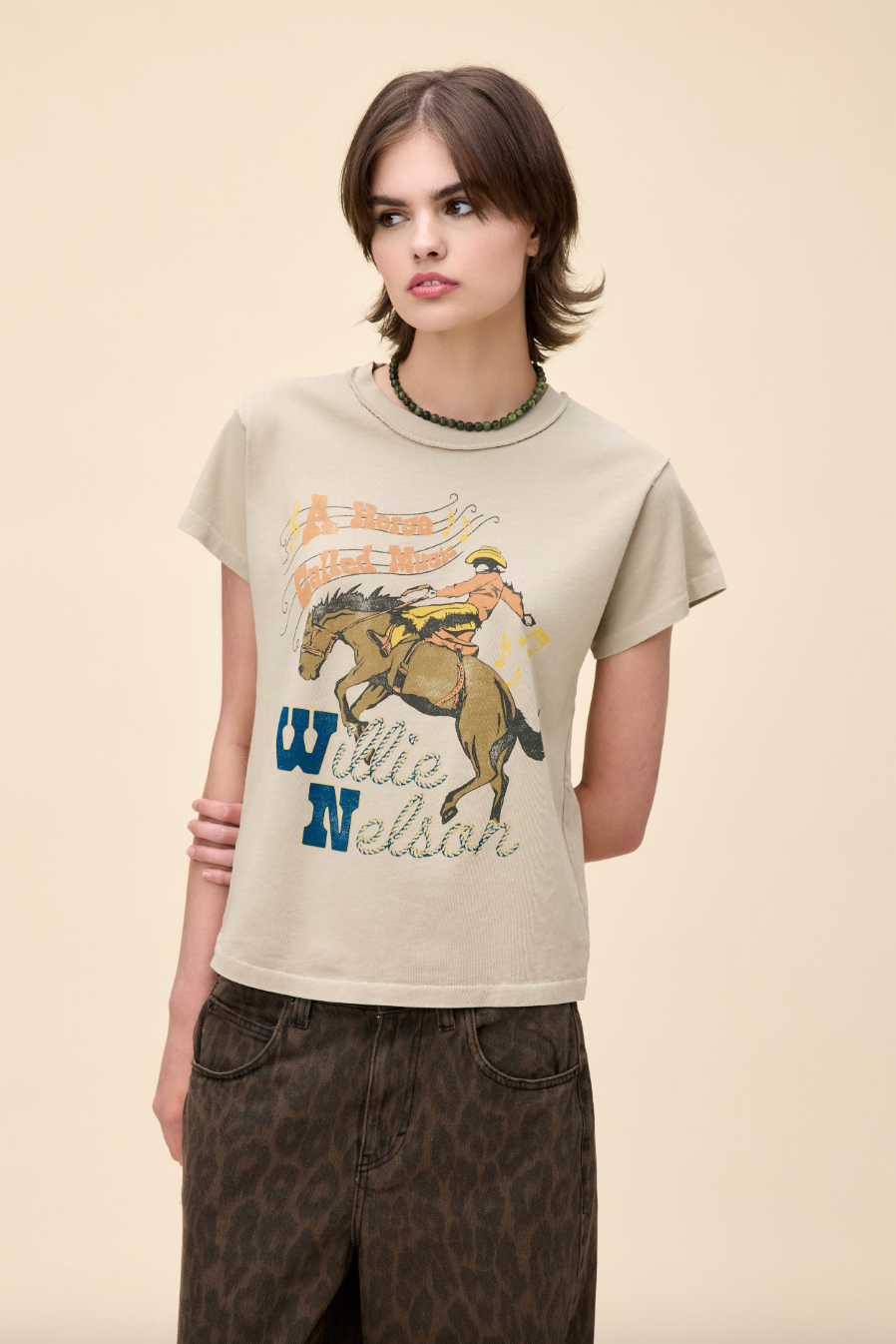 willie nelson horse called music gf tee