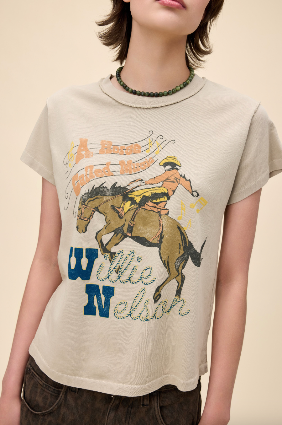 willie nelson horse called music gf tee