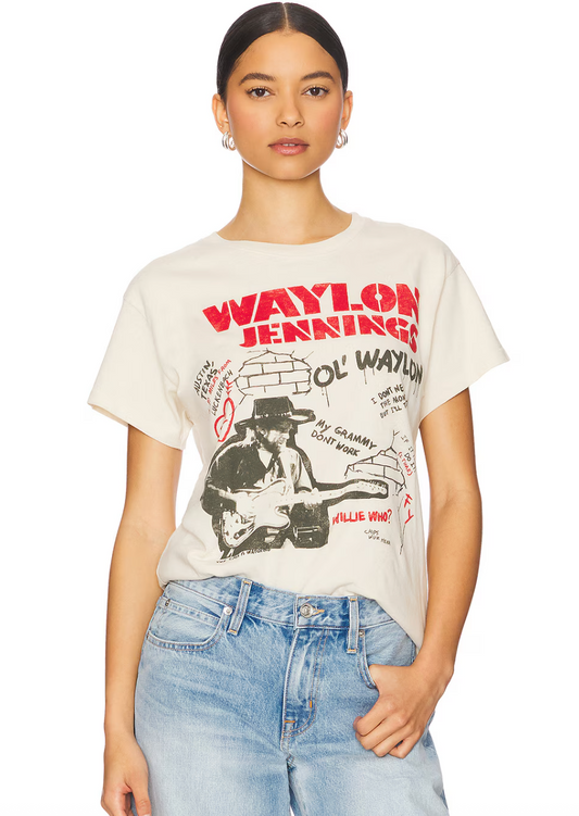 waylon jennings ol' waylon tour tee