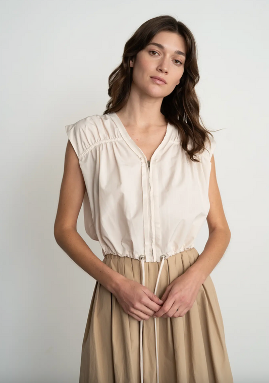 keeley drawstring top